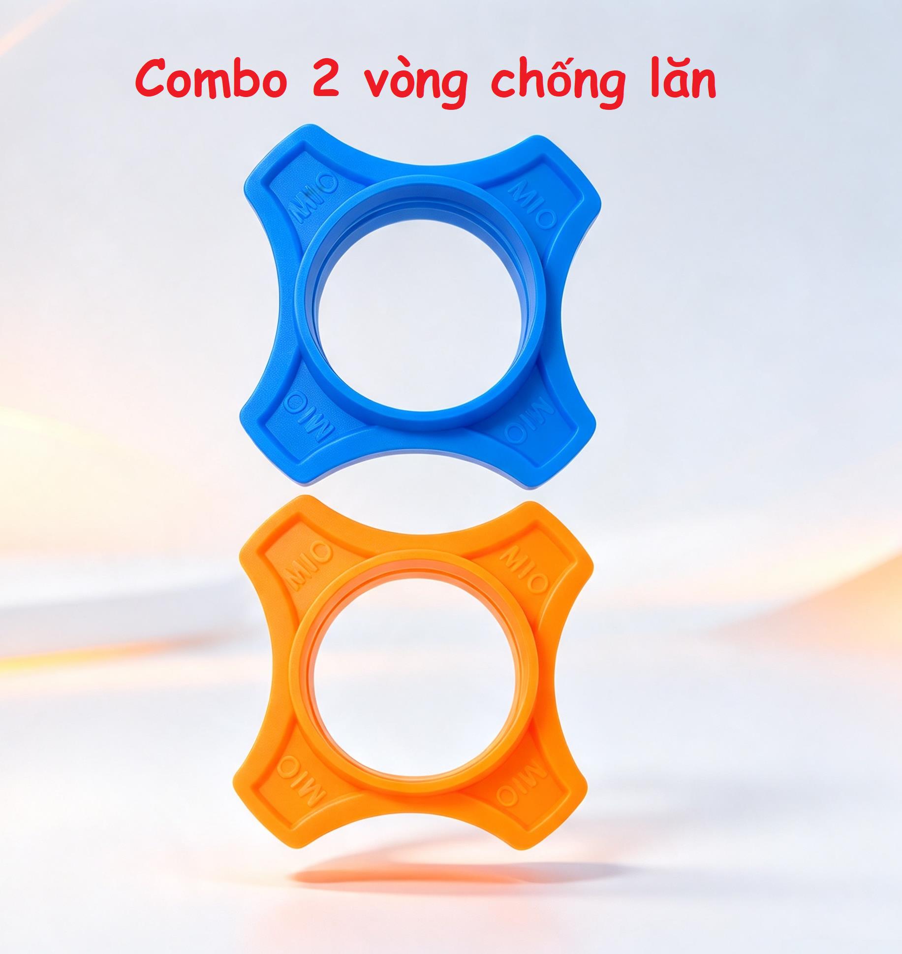 Combo 2 vòng cao su chống lăn mic